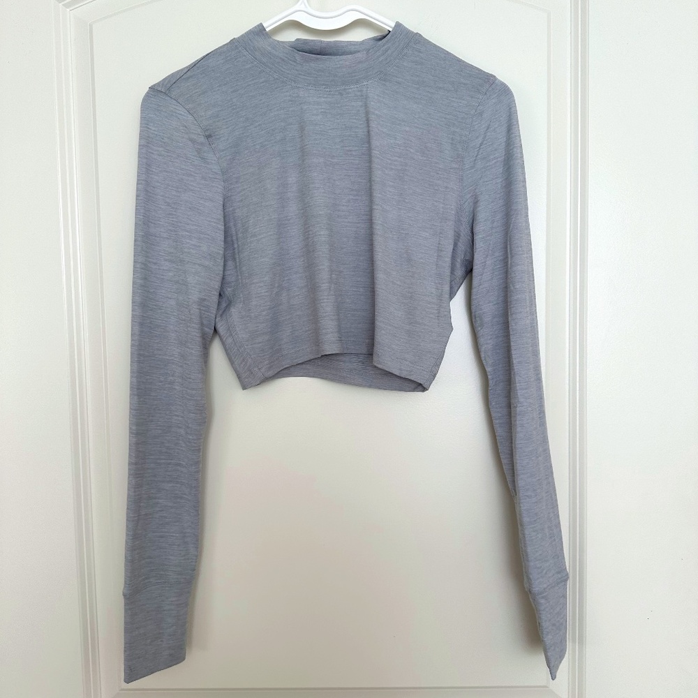 Long Sleeve Vuori Lux Crop Tee - Small